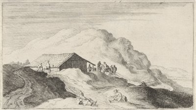 Stodola v dunách Dvanáct krajin (název série) od Gillis van Scheyndel (I)