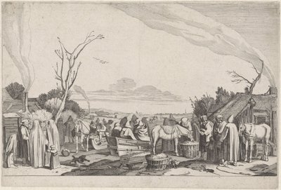 Zima The Four Seasons (název série) od Gillis van Scheyndel (I)