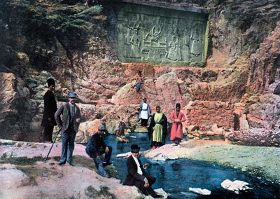 Šáh Persie a jeho děti, c1890. od Gillot