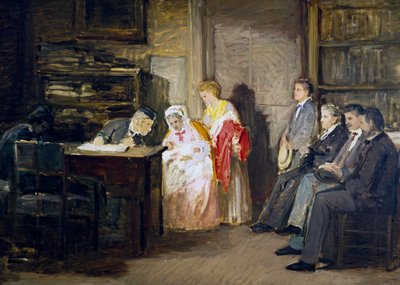 Občanský stát, Gioacchino Toma (1836-1893), malba. od Gioacchino Toma