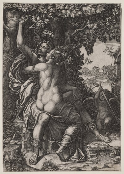Angelika a Medoro od Giorgio Ghisi