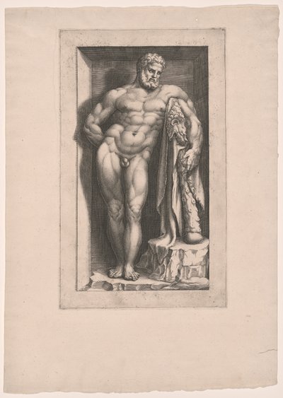 Farnese Hercules od Giorgio Ghisi