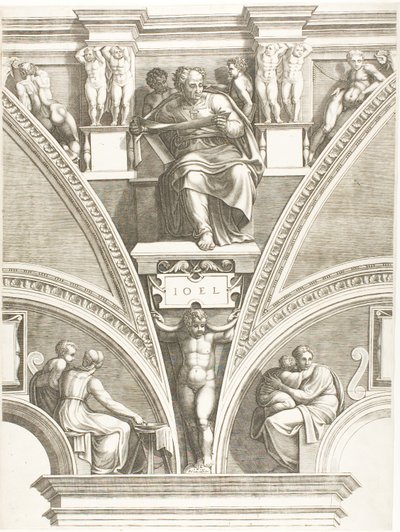 Prorok Joel od Giorgio Ghisi