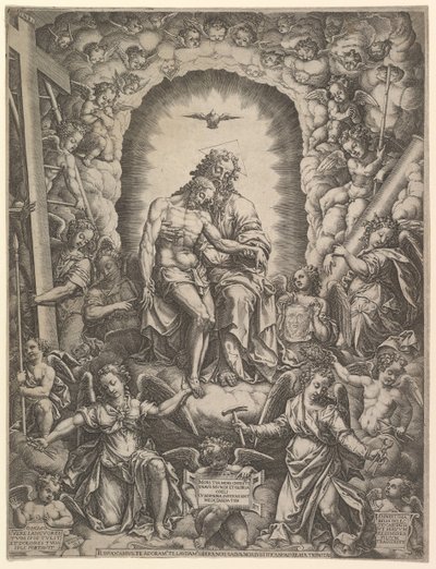 Trojice, 1576. od Giorgio Ghisi