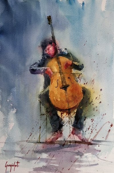 Vášnivý violoncellista od Giorgio Gosti