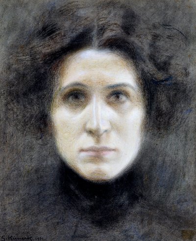 Portrét Irmy Gramatica, Giorgio Kienerk (1869-1948), cca 1901, pastel na papíře, 29x46 cm od Giorgio Kienerk