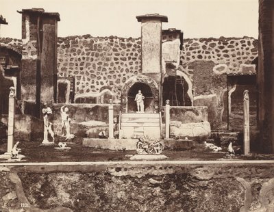 Dům Marka Lukrécia, Pompeje, asi 1870 (foto) od Giorgio Sommer