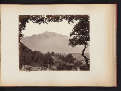 Pohled na Capri z pevniny, Itálie Capri da Massa (název na objektu) od Giorgio Sommer