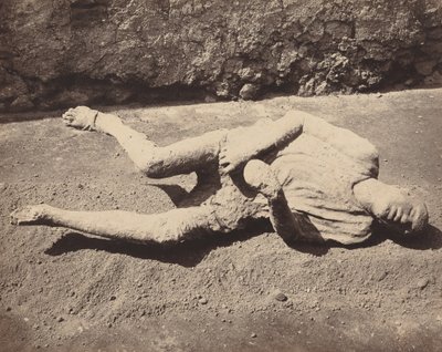 Lidské stopy, Pompeje (Lidské obsazení, Pompeje) od Giorgio Sommer