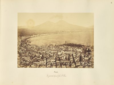 Neapol. Celkový pohled z pevnosti Fort St. Elme od Giorgio Sommer