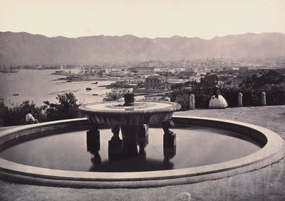 "Panorama z vily Belmonte s fontánou. Palermo" od Giorgio Sommer