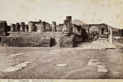 Jupiterův chrám v Pompejích od Giorgio Sommer