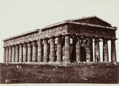 Neptunův chrám v Paestum od Giorgio Sommer
