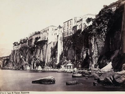 Dům Tasso naprostý nad mořem Sorrento od Giorgio Sommer