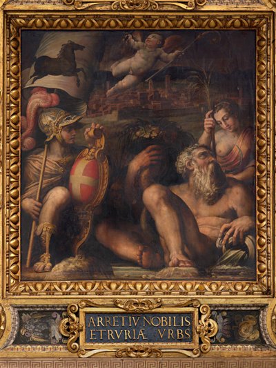 Alegorie Arezza od Giorgio Vasari