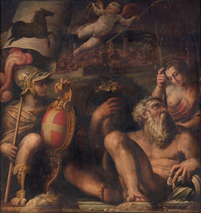 Alegorie Arezzo, 1563-1565 od Giorgio Vasari