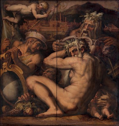 Alegorie Borgo San Sepolcro a Anghiari, 1563-1565 od Giorgio Vasari