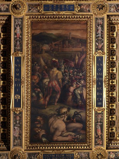 Zachycení Vicopisana od Giorgio Vasari