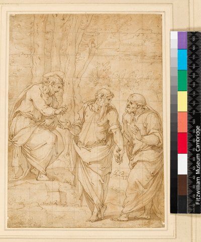 Kristus jmenoval Petra svým nástupcem, 1500-1599 od Giorgio Vasari