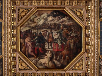 Porážka Benátčanů v Casentinu od Giorgio Vasari