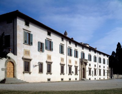 Fasáda vily Medicea z Castello, cca 1538 od Giorgio Vasari