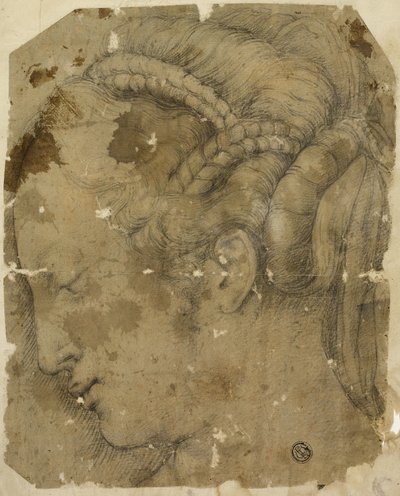Žena hlava v profilu vlevo od Giorgio Vasari