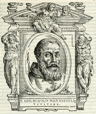 Portrét Giovanniho Angela Montorsoliho, Vasari 1568 od Giorgio Vasari