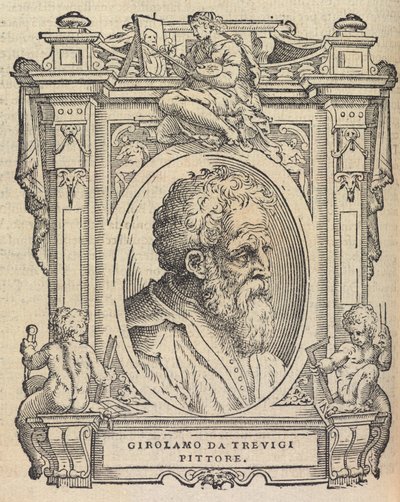 Houghton Typ 525 68.864 - Vasari, Životy - Girolamo da Trevigi od Giorgio Vasari