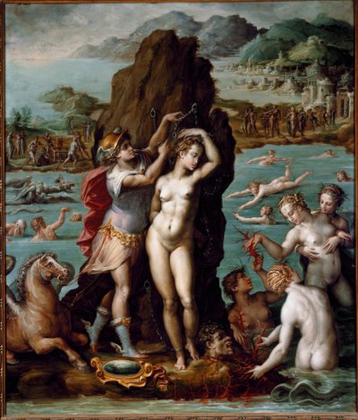 Perseus osvobozující Andromedu od Giorgio Vasari