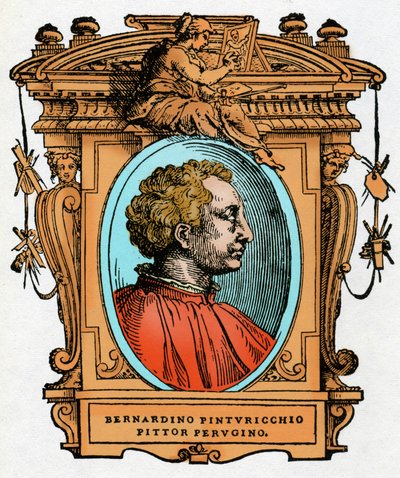 Portrét Pinturicchio (Bernardino di Betto Bardi od Giorgio Vasari