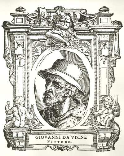 Portrét Giovanniho da Udine od Giorgio Vasari