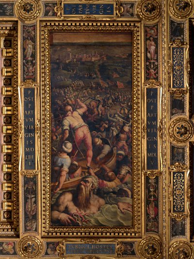 Trasa Turků v Piombino od Giorgio Vasari