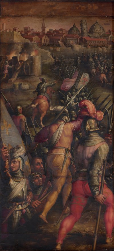 Bitva u Barbagianni u Pisy, 1563-1565 od Giorgio Vasari