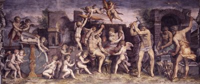 Forge of Vulcan, 1556-1557 od Giorgio Vasari