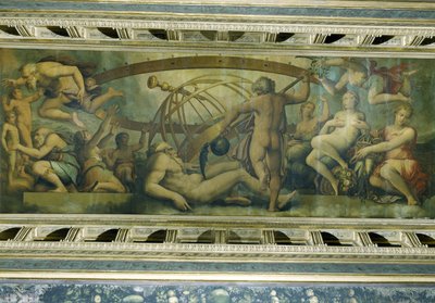 Zmrzačení Uranu Saturnem od Giorgio Vasari