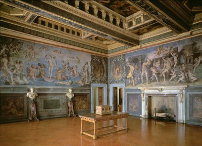 Síň živlů, 1555 od Giorgio Vasari