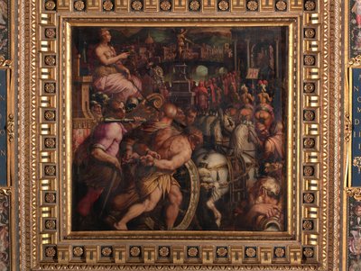 Triumf po vítězství na Pise od Giorgio Vasari
