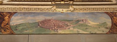 Pohled na Lucignano, 1557-1558 od Giorgio Vasari