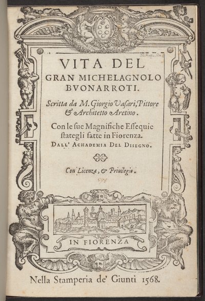 Život velkého Michelagnola Buonarrotiho od Giorgio Vasari
