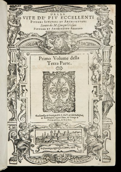 Vite de piv excellent, Giorgio Vasari 1568 (tisk) od Giorgio Vasari
