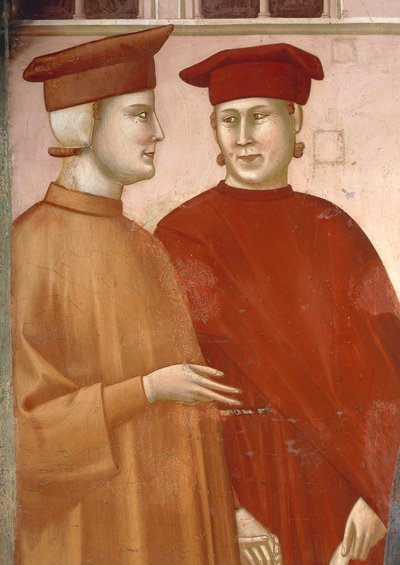 Itálie, oblast Umbrie, Assisi, bazilika svatého Františka z Assisi od Giotto (c.1266 1337)