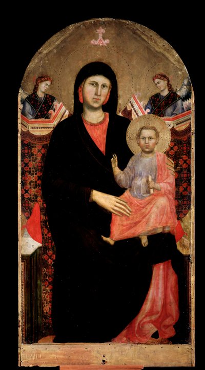 Panna a dítě (Malba od Giotto (c.1266 1337)