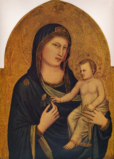 Madona s dítětem, 1310-1315 od Giotto di Bondone