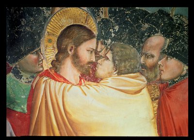 Zrada Krista, detail polibku, c.1305 od Giotto di Bondone