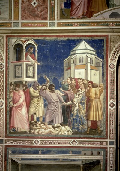 Masakr neviňátek, c.1305 od Giotto di Bondone