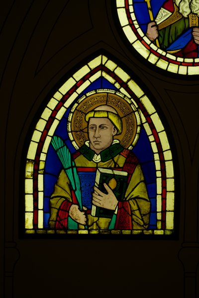 Deacon (barevné sklo) od Giotto di Bondone