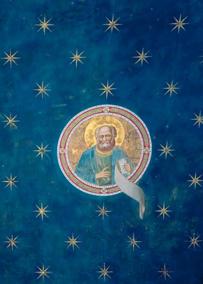 Prorok Malachiáš, ze stropní klenby, kolem roku 1305 od Giotto di Bondone