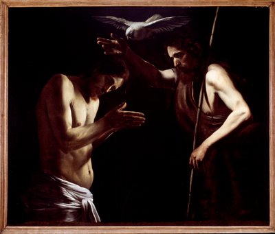 Ježíšův křest (obraz od Giovanni-Battista Caracciolo