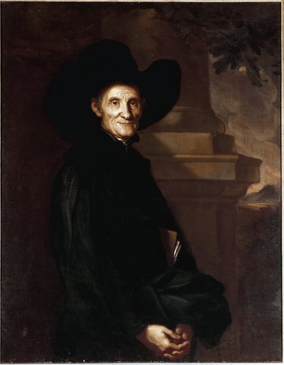 Porträt von Arlotto Mainardi (1396-1484), genannt il Piovano oder Pievano Arlotto - Gemälde von Giovanni  Mannozzi