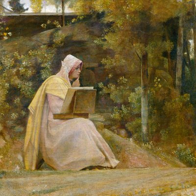 Být či nebýt: Kdo nemiluje, není, Giovanni, známý jako Nino Costa, kolem roku 1880 od Giovanni Costa